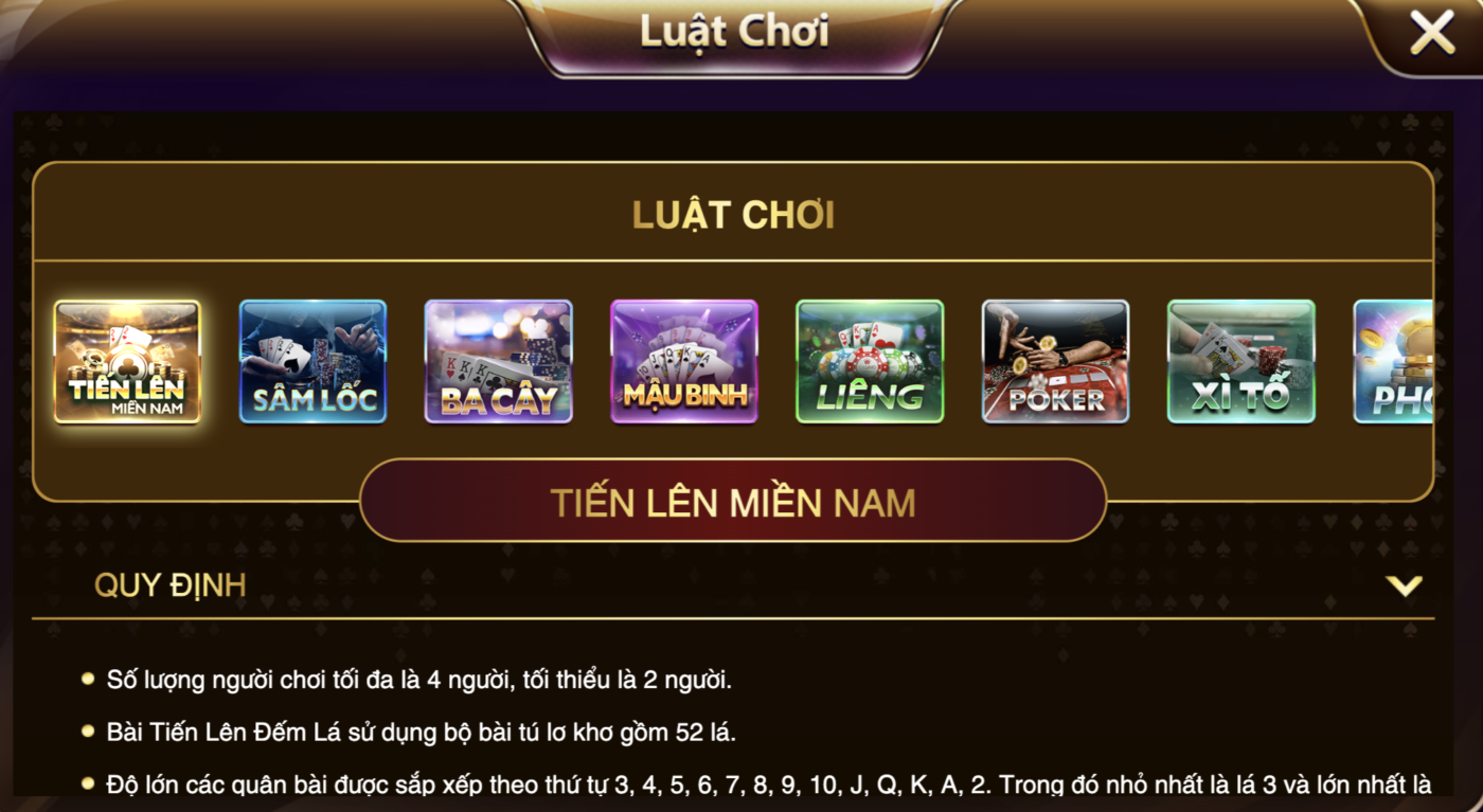 Thuật ngữ thường bắt gặp trong Poker khi tai Gemwin