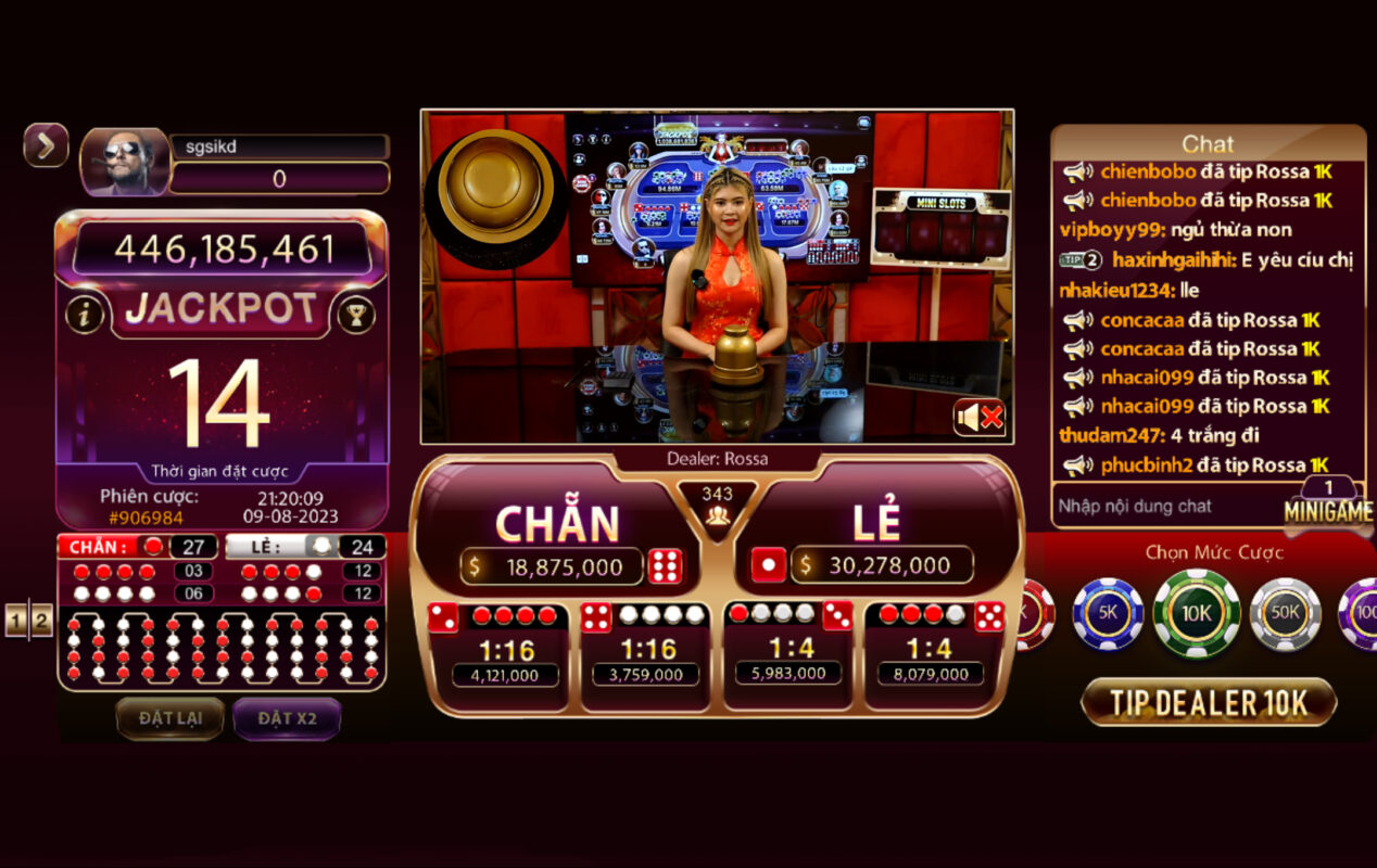 Đa dạng cửa đặt cược